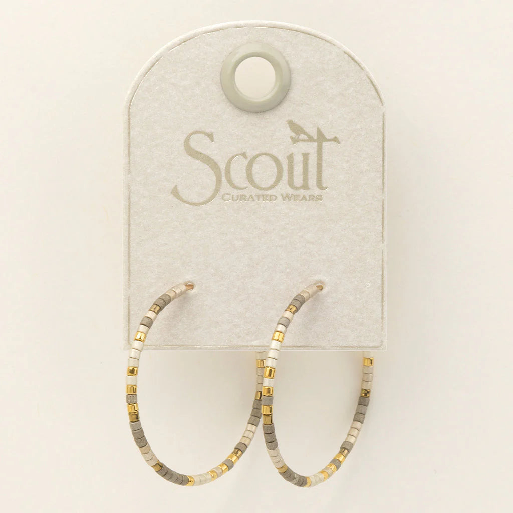 Scout Chromacolor Miyuki Small Hoop Earrings