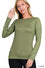 Zenana Brushed Microfiber Long Sleeve Tee