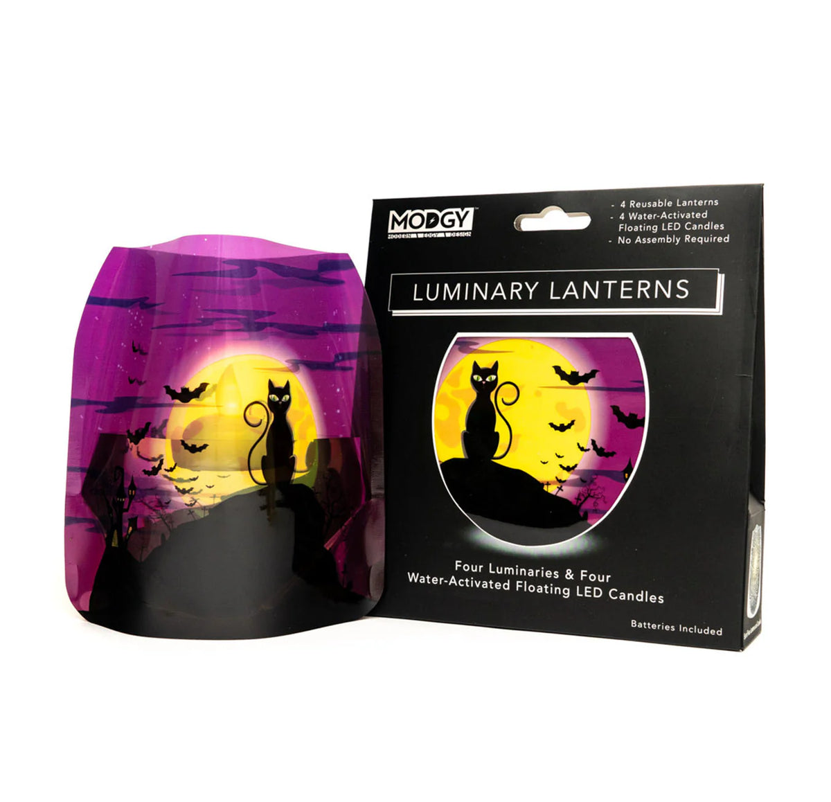 MODGY Halloween  Luminaries & Water-Activated Floating Candles