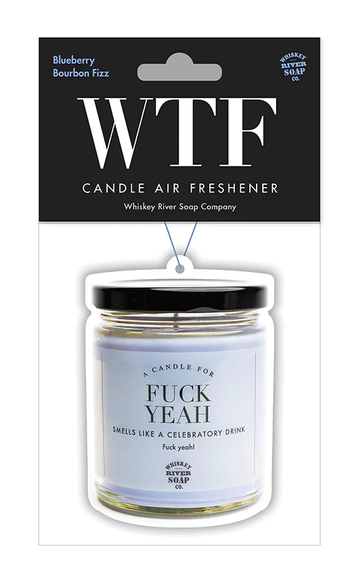Whiskey River WTF Candle Air Freshener