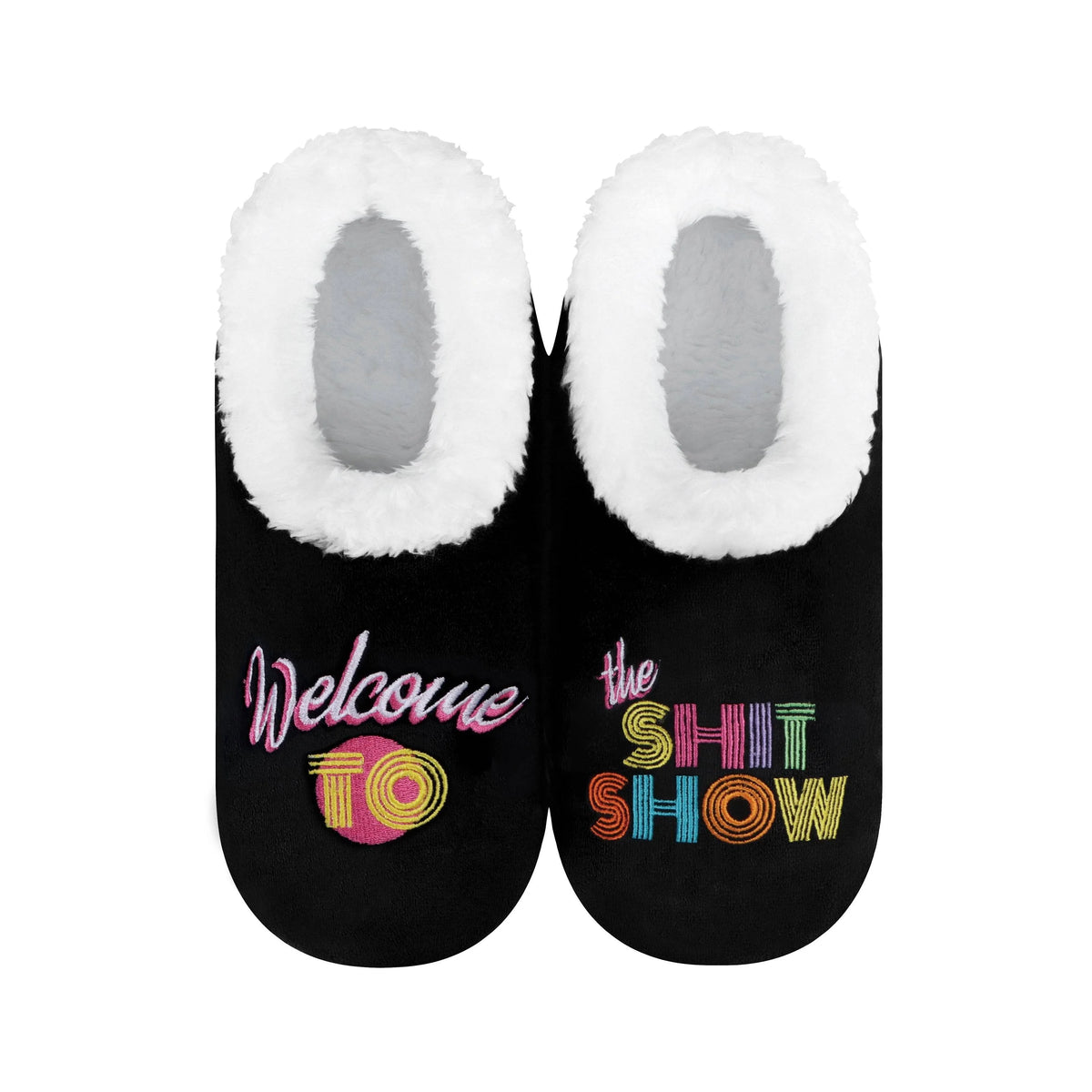 Snoozies Shit Show Slippers