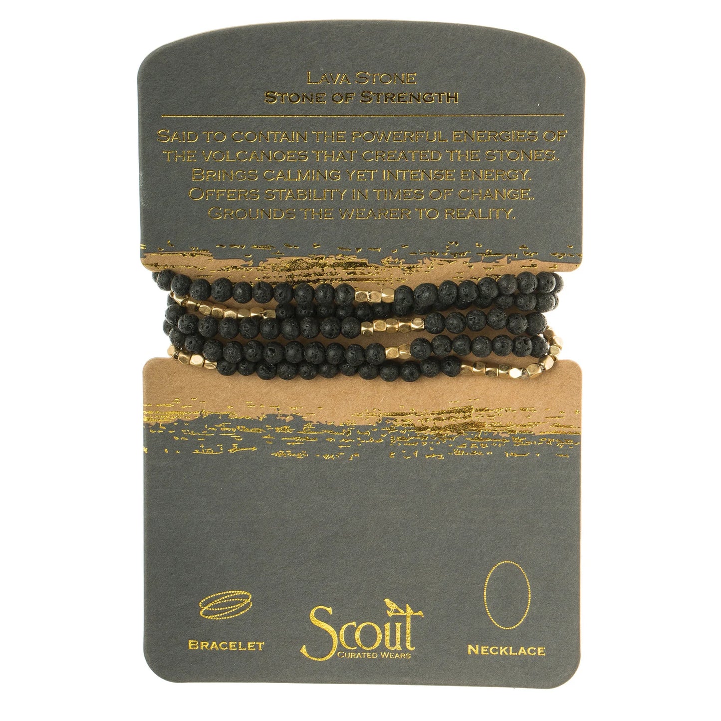 Scout Stone Wrap Bracelet/Necklace