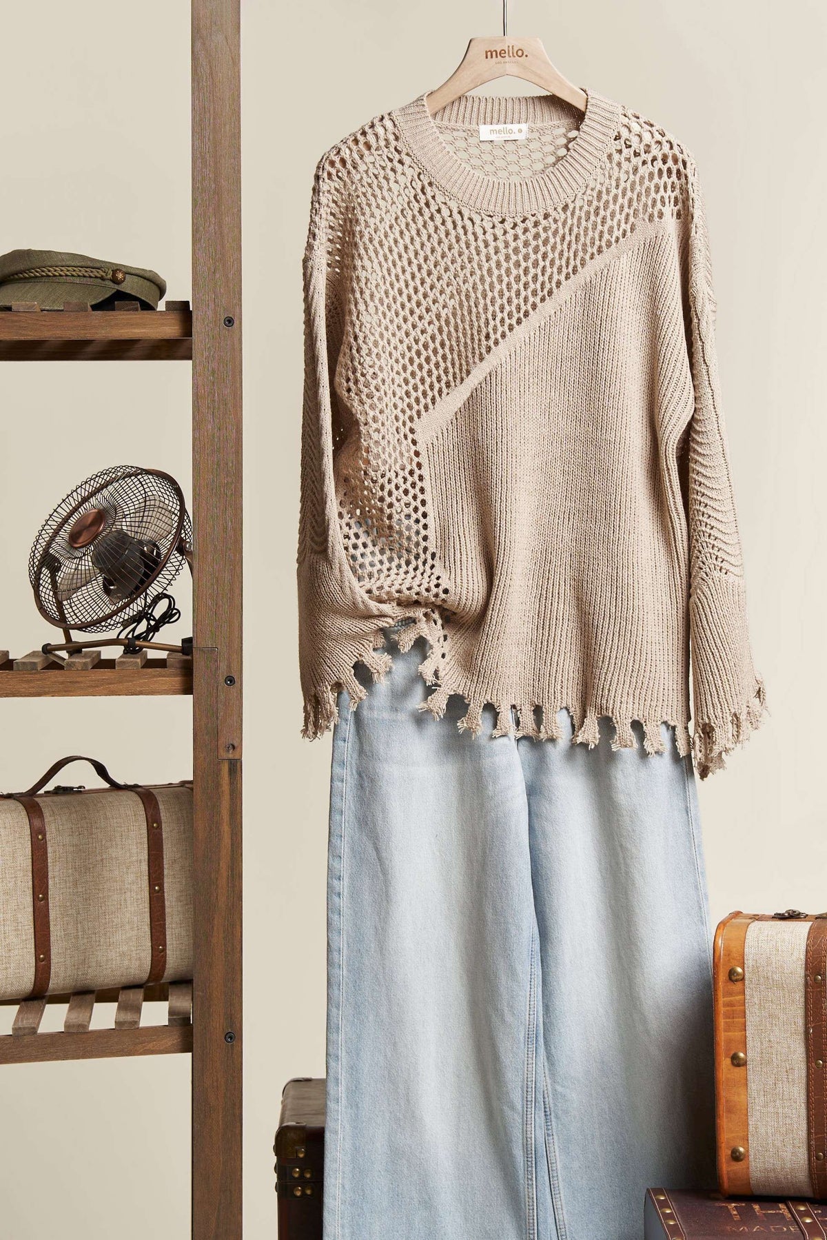 Mello Multi Texture Sweater