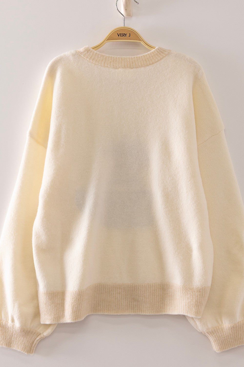 New In Dog Intarsia Graphic Sweater