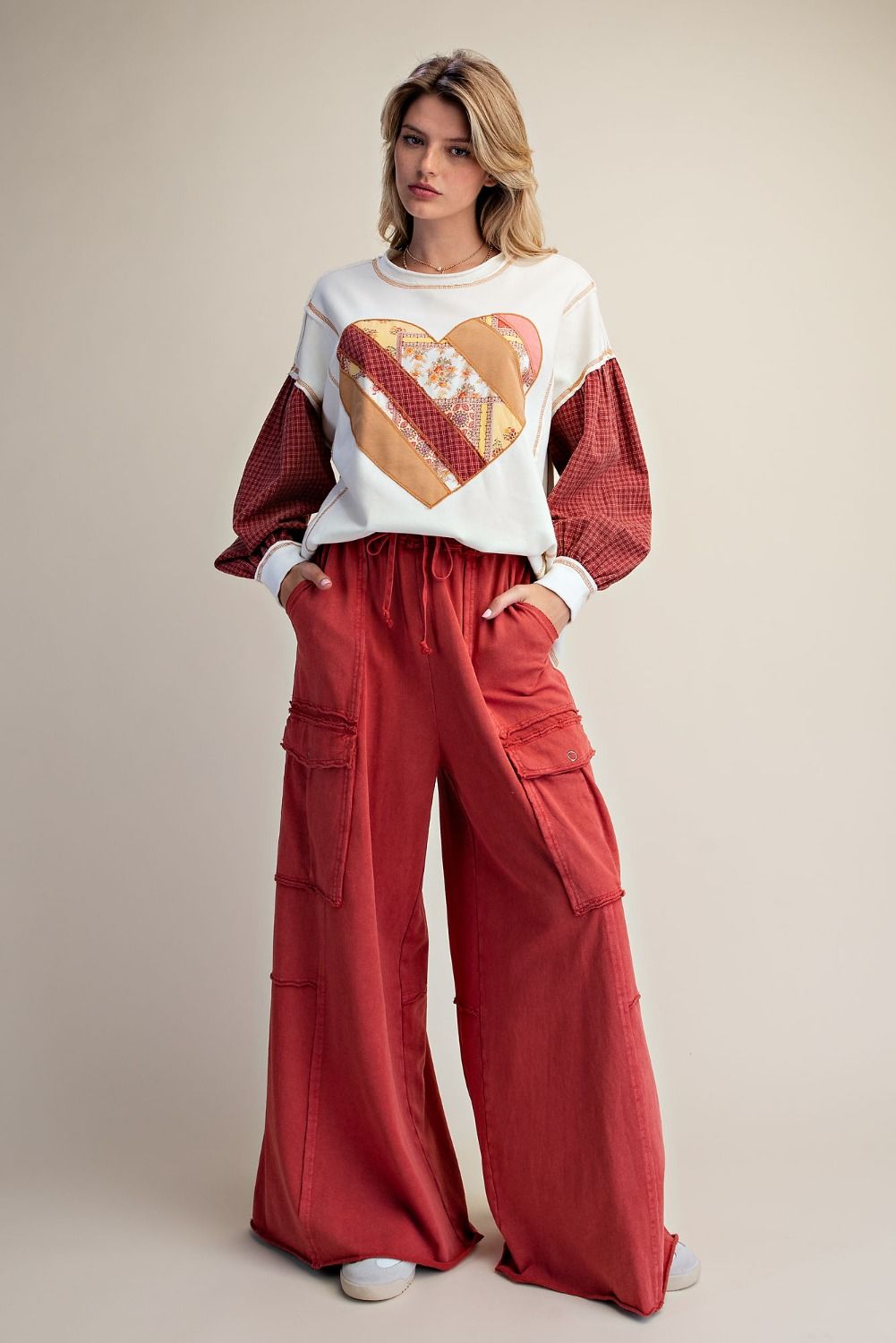 Easel Utility Mineral Washed Cargo Pants