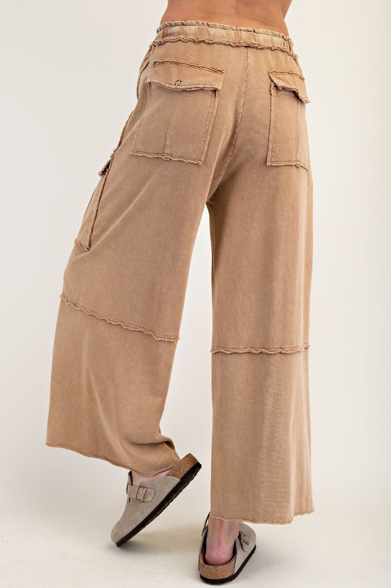 Easel Utility Mineral Washed Cargo Pants