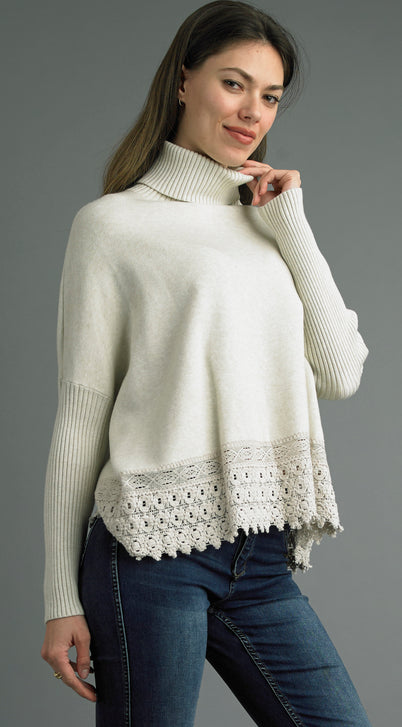Tempo Lace Edge Sweater