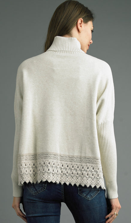 Tempo Lace Edge Sweater