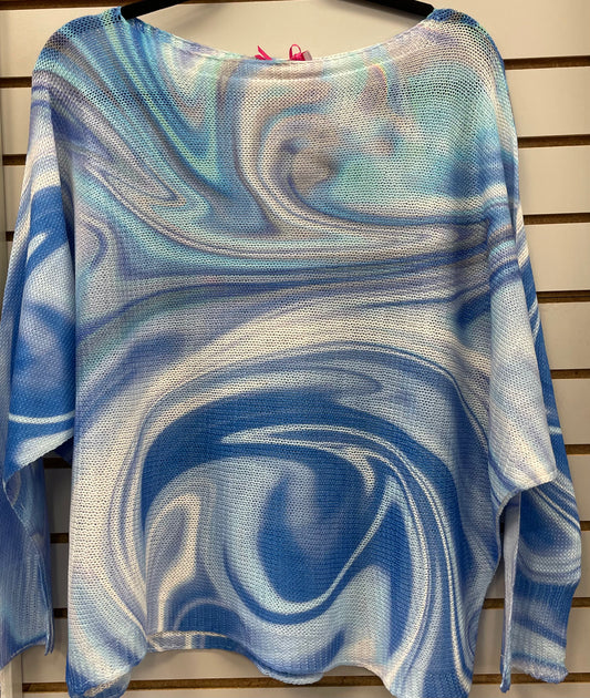 Yolly Blue Cosmo Lightweight Sweater