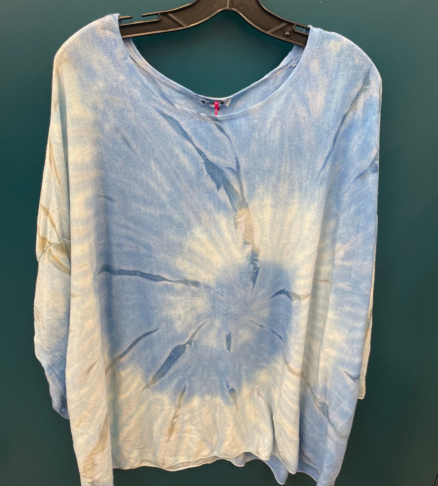 Yolly  Tie Dye 3/4 Sleeve Top