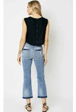 Judy Blue Mr Release Hem Cropped Bootcut