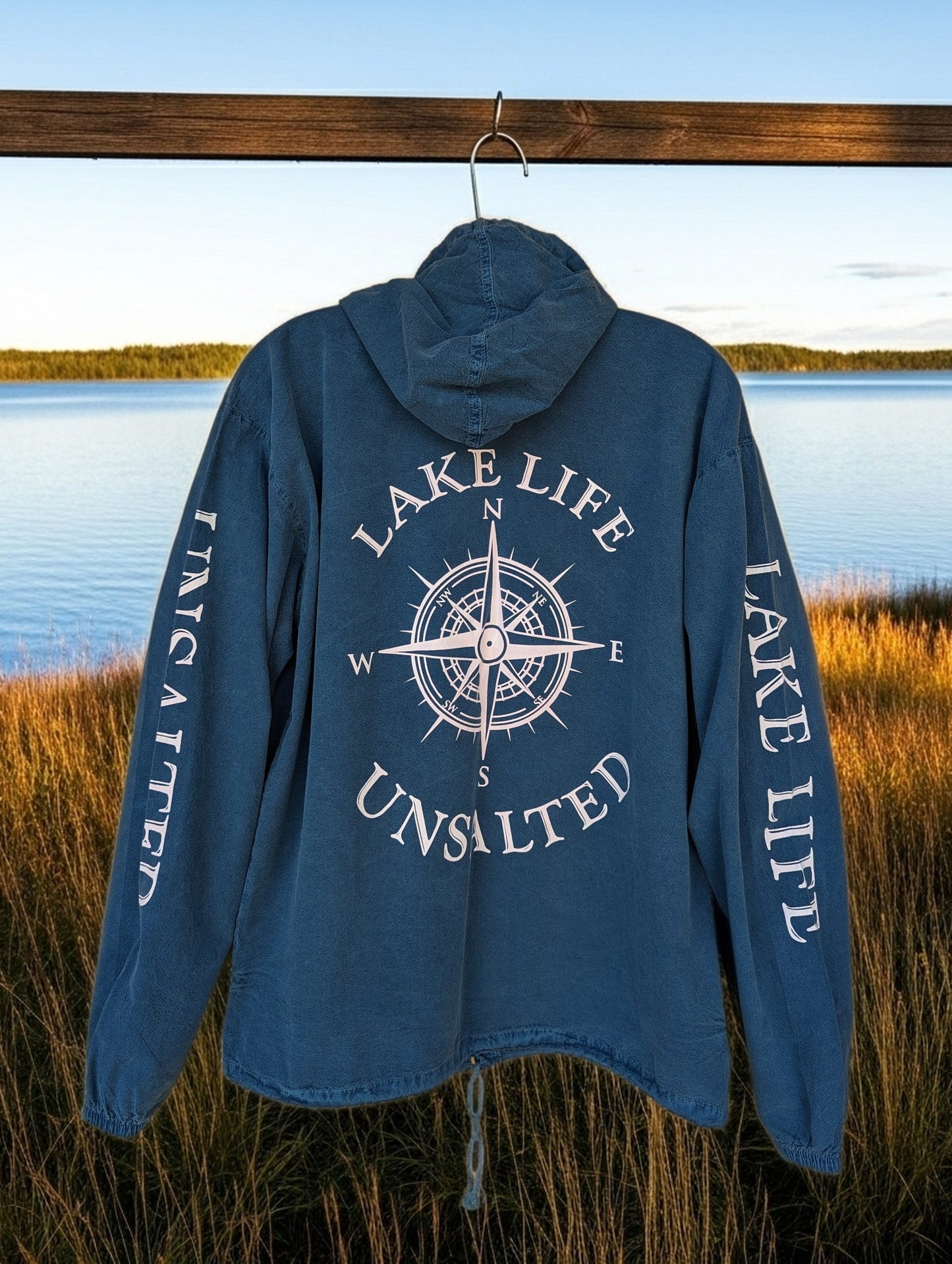 Lake Life Unsalted Zip Up W/Hood