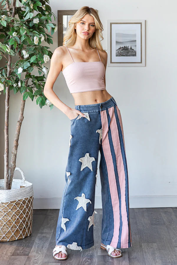 Oli & Hali American Flag Pants