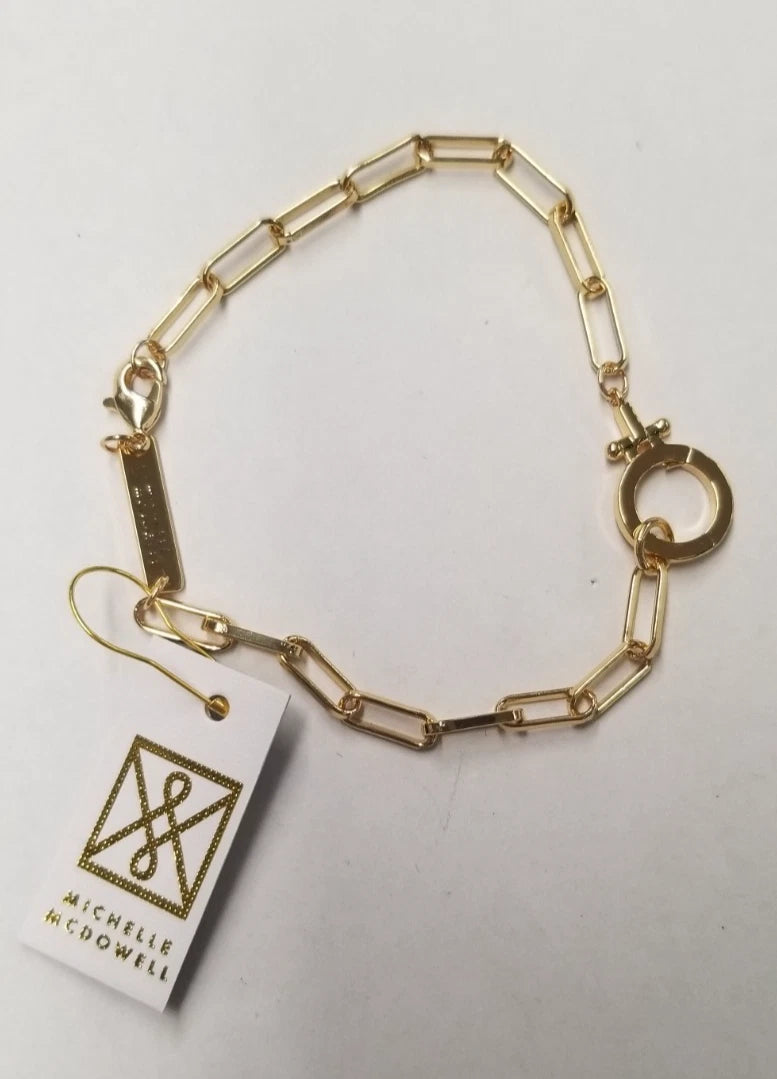 Michelle McDowell Thea Gold Bracelet