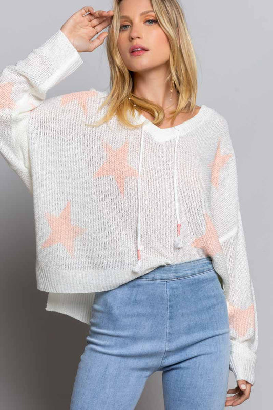 POL Thin Star Sweater
