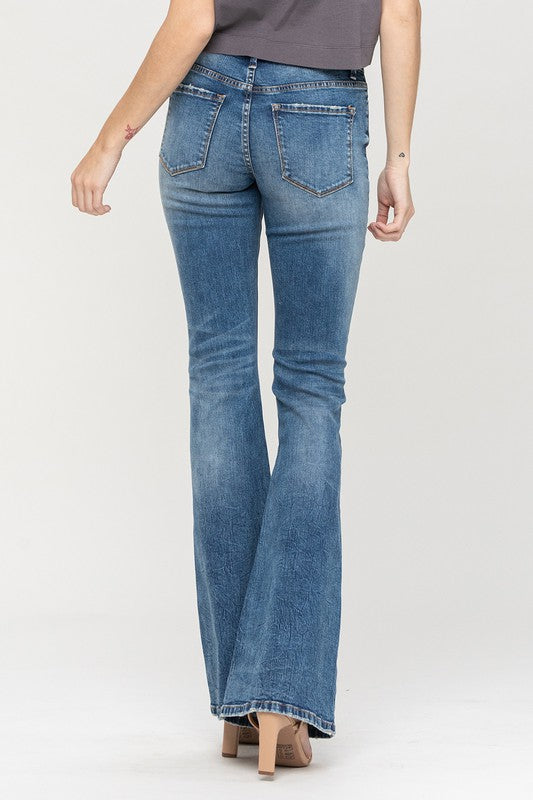 Vervet Valinda Flare Button Up Jeans