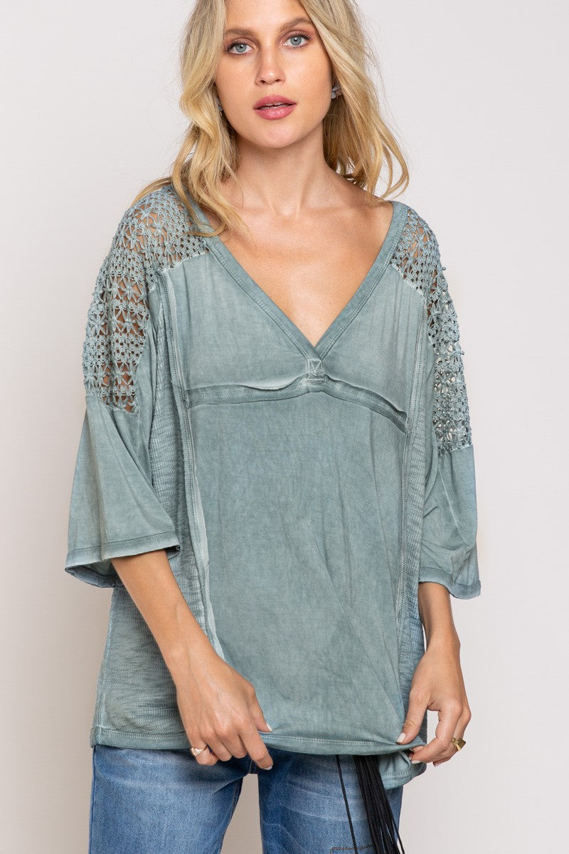 POL Boho Crochet Top