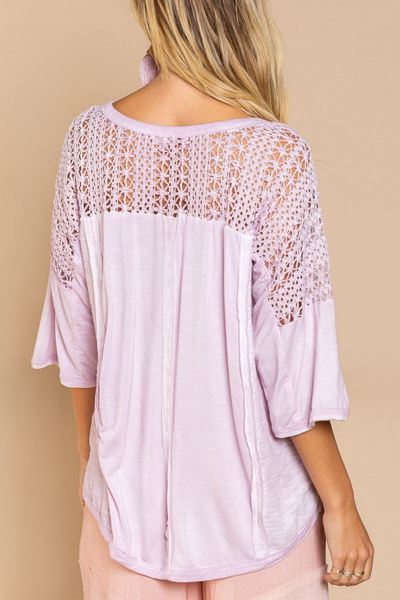 POL Boho Crochet Top