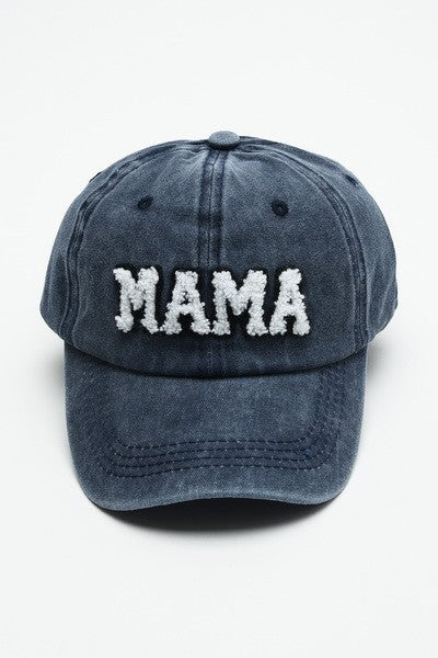 Mama Washed Sherpa Baseball Cap