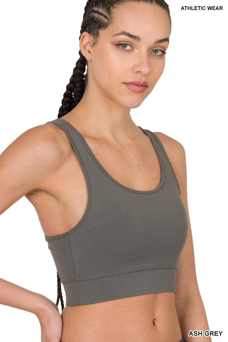 Zenana Racerback Padded Bra