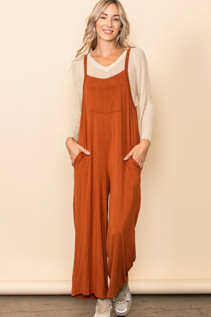 Elloh Pocket Detailed Overall Jumpsuit