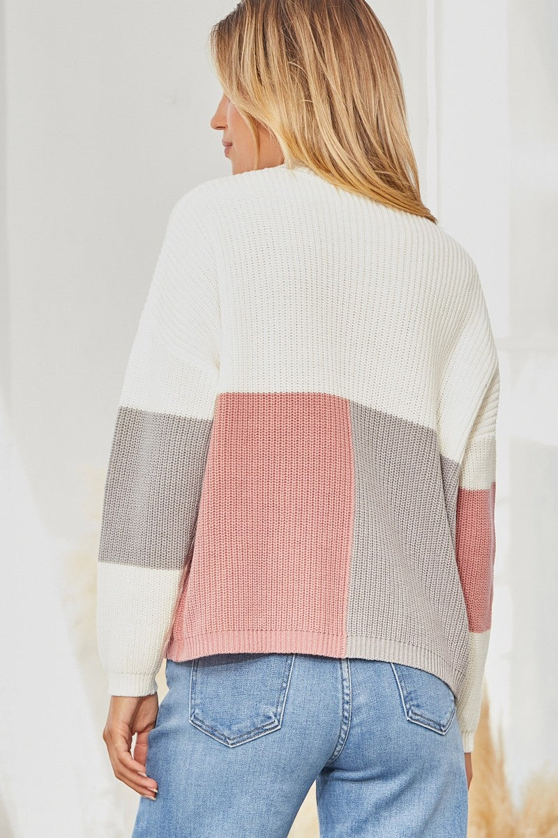 Andree Color Block Sweater