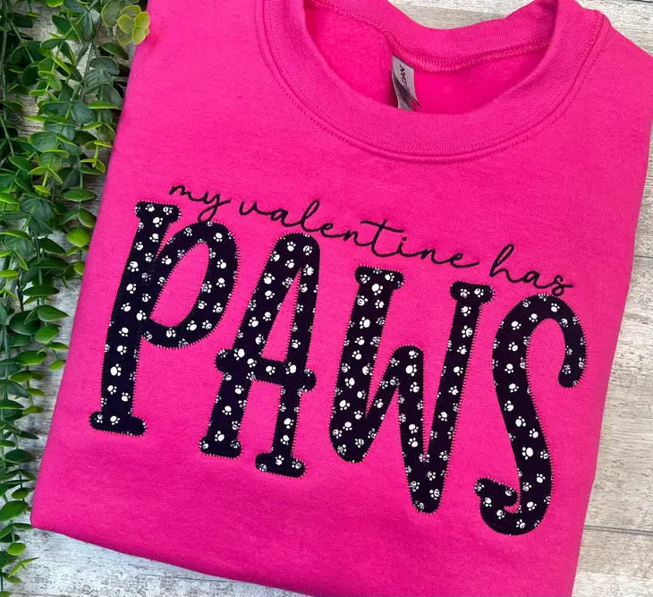 STC My Valentine Has Paws Sweatshirt