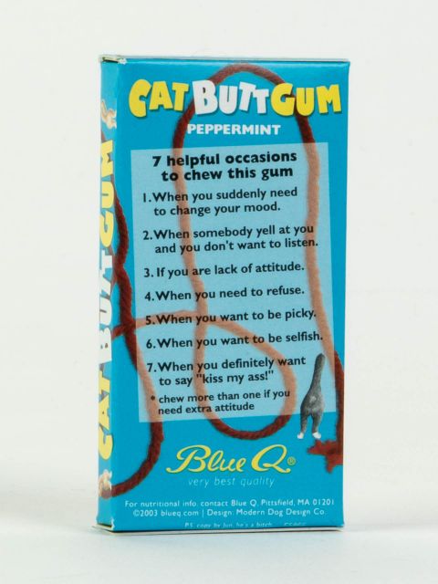 Blue Q Cat Butt Gum