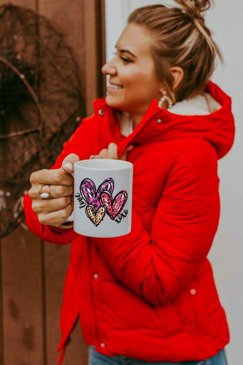 Matty + Lux - Valentines Heart - Valentines Day Coffee Mug
