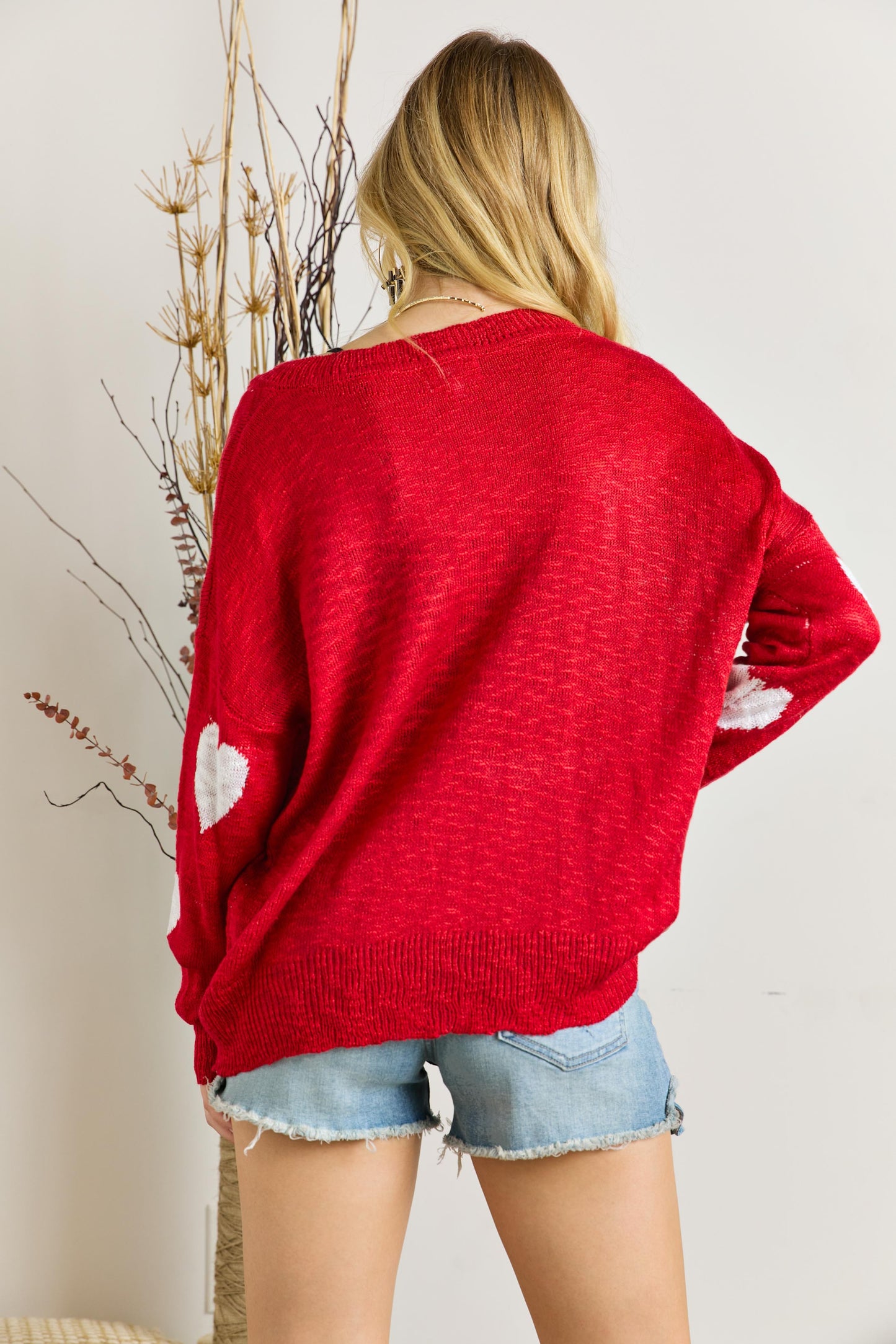 Adora Heart Lightweight Sweater