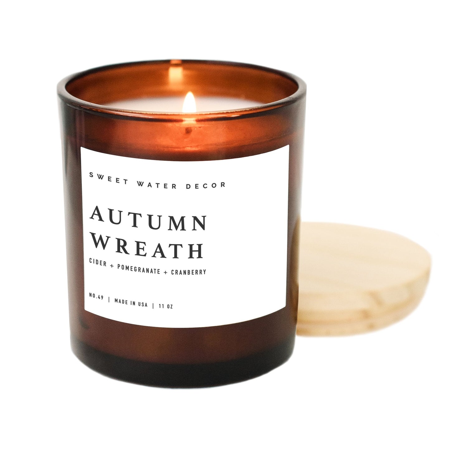 Sweet Water Decor Autumn Wreath Soy Candle