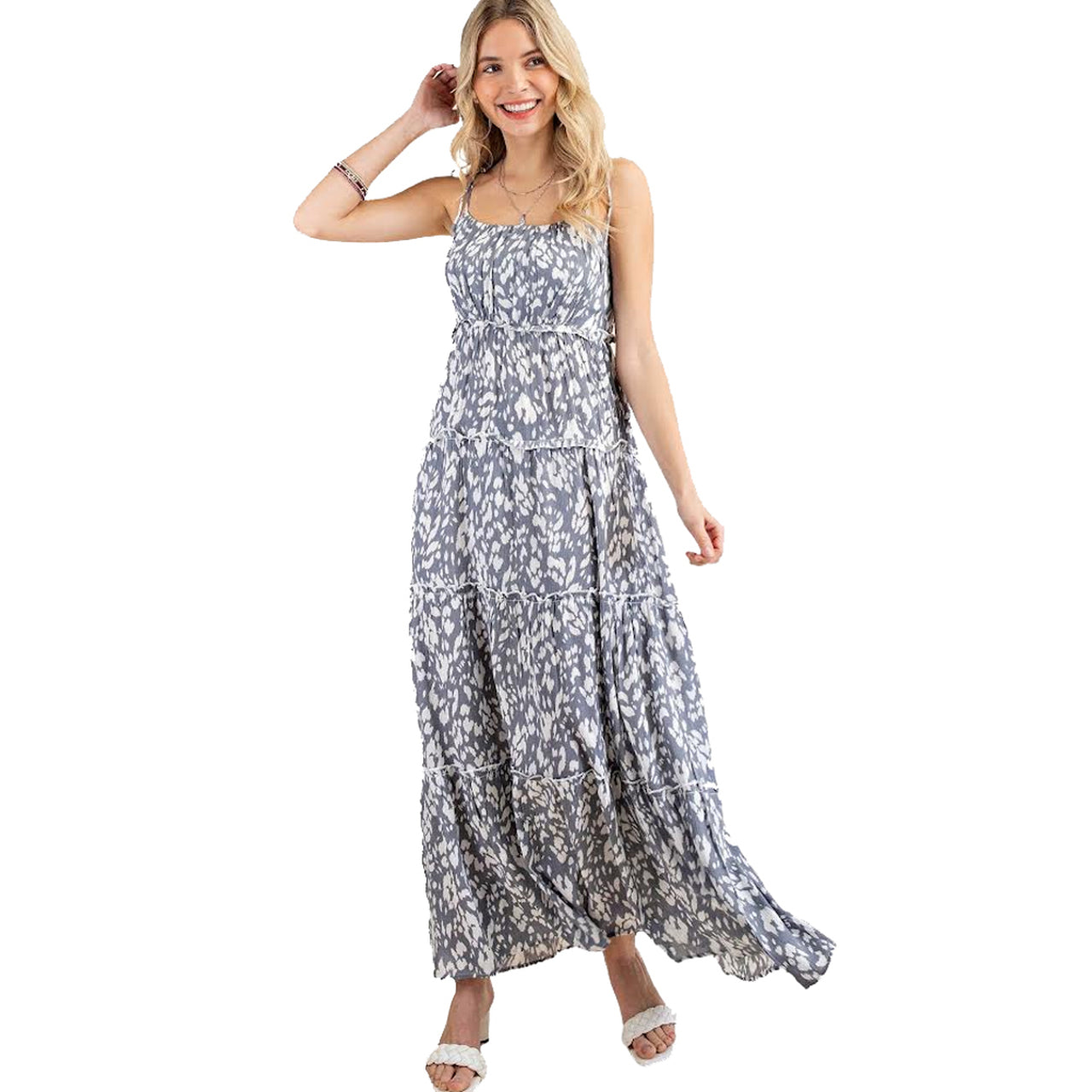 Kori Animal Print Maxi Dress
