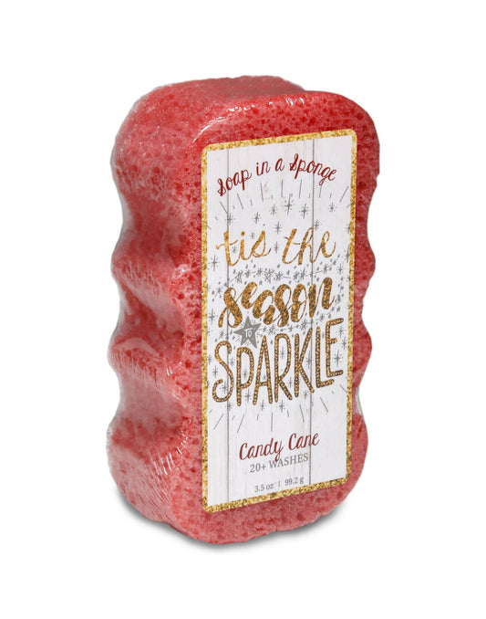 Caren Tis' the Season to Sparkle Shower Sponge