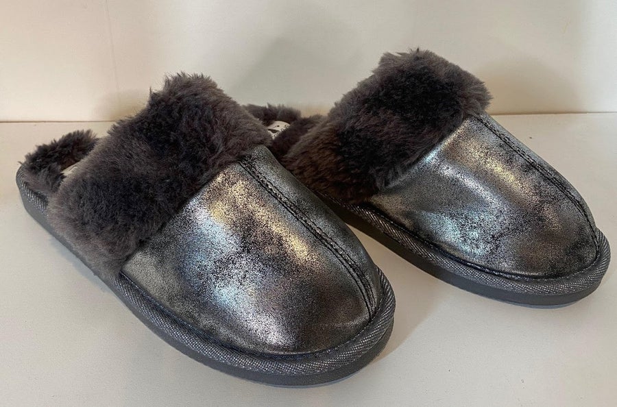Corkys Snooze Slippers Pewter