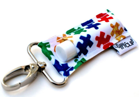 Lippy Clips Autism AwarenessKeep your lip balm within reach! Made and packaged in the US.