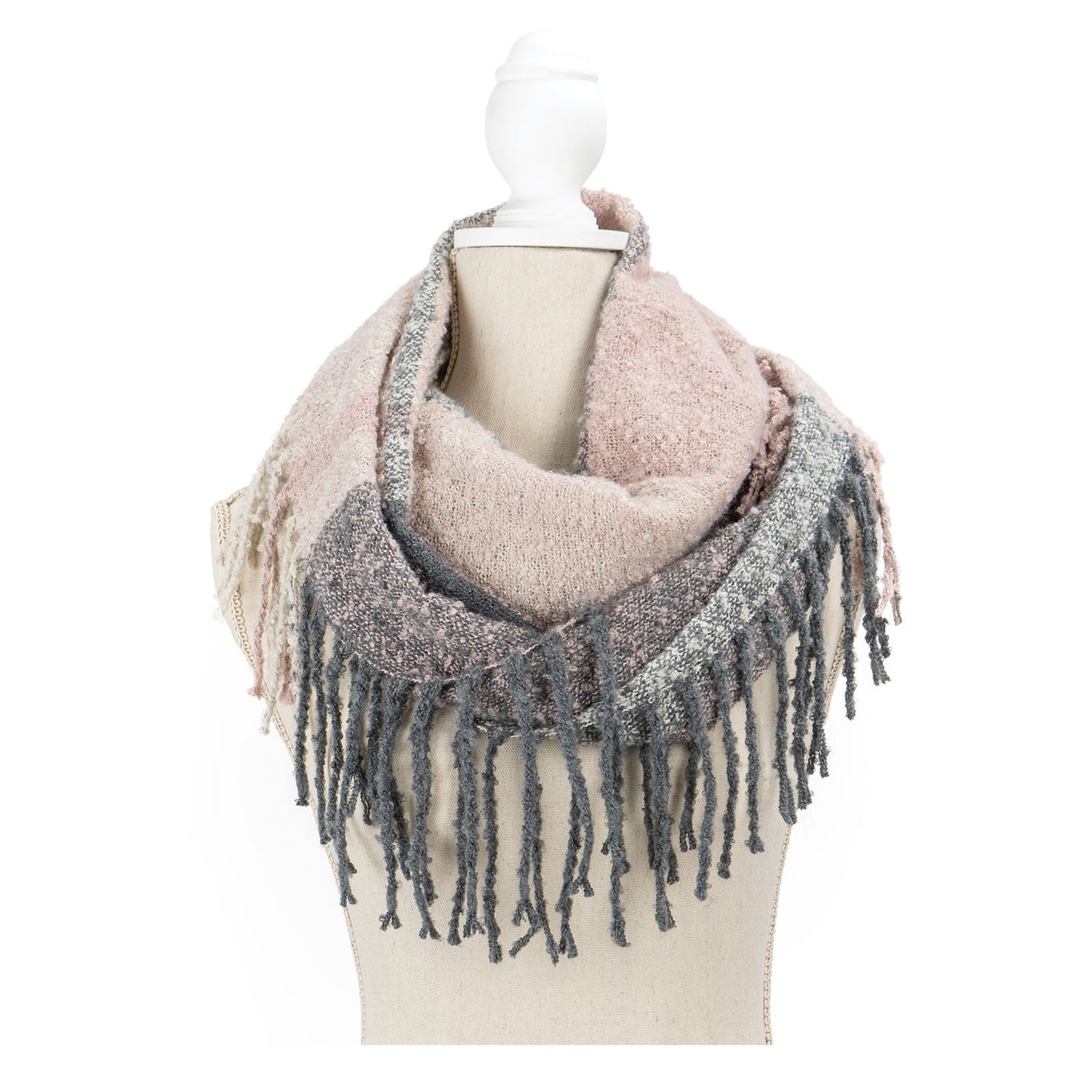 Colorblock Infinity Scarf