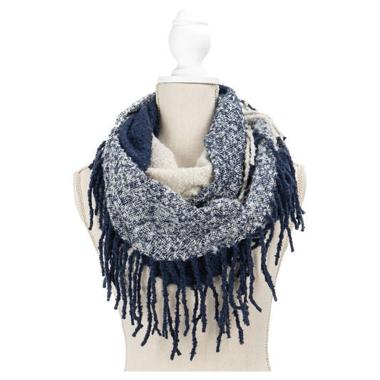 Colorblock Infinity Scarf