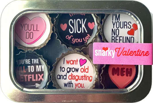 Snarky Valentine Magnet 6 Pack