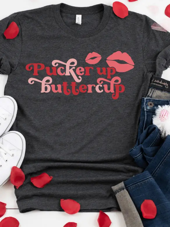 Tultex Pucker Up Buttercup Tee