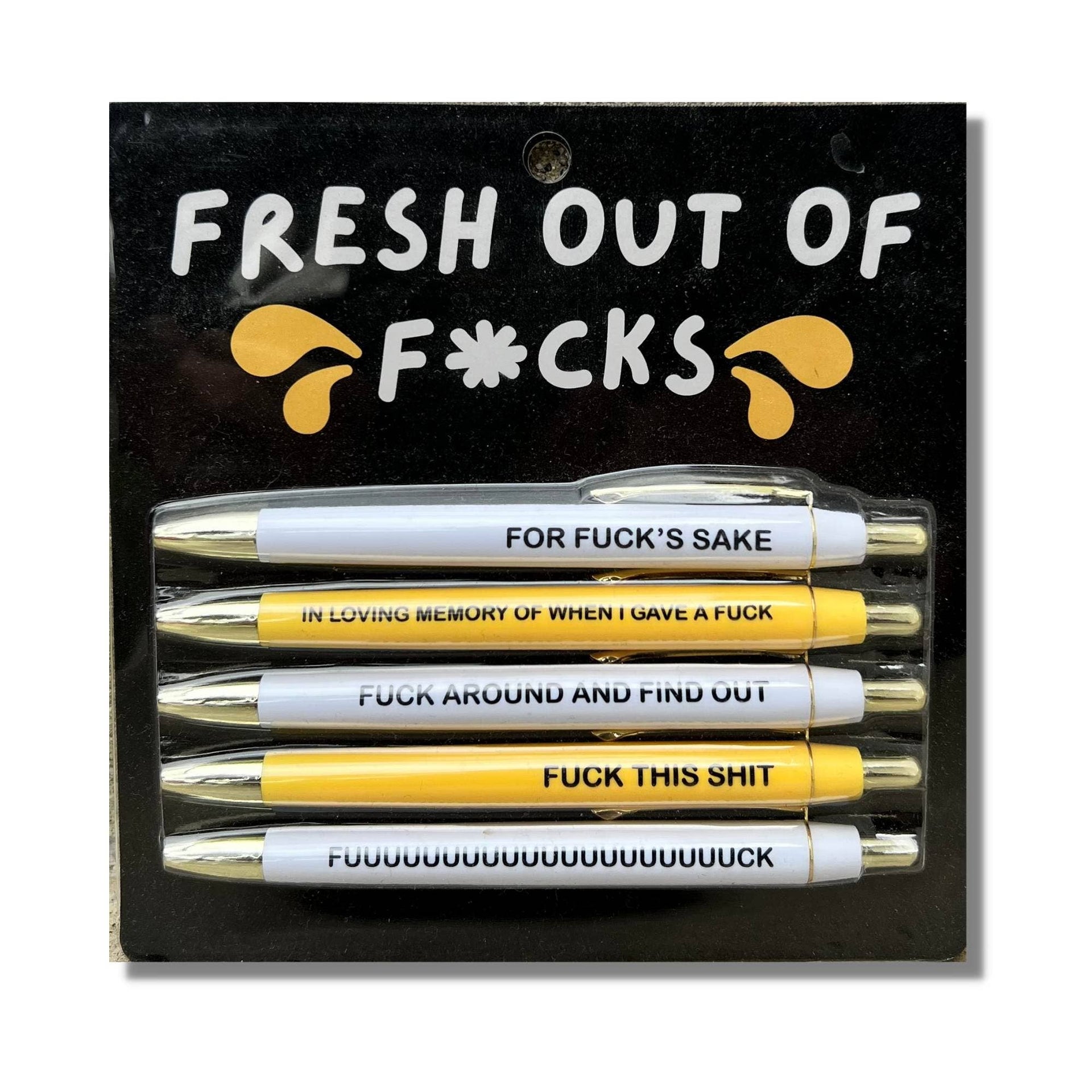 People Suck Pen Set (funny, misanthrope, gift, introvert)