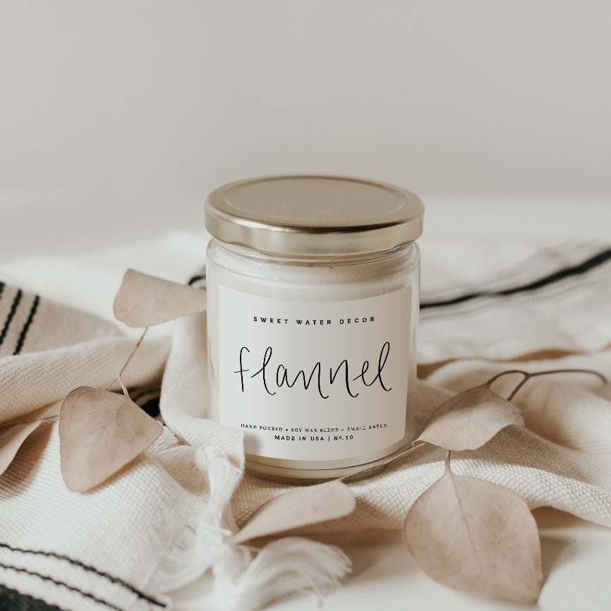 Sweet Water Decor Flannel Candle