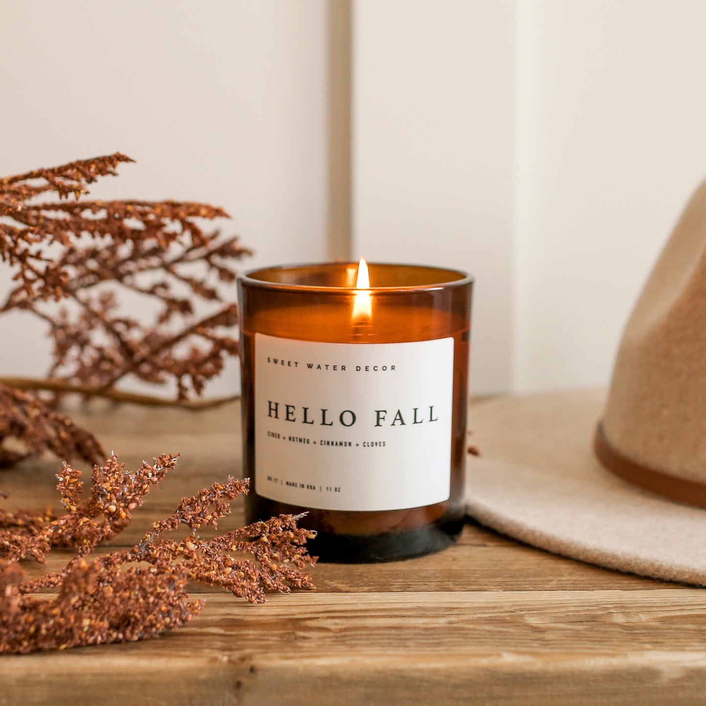 Sweet Water Decor Hello Fall Candle