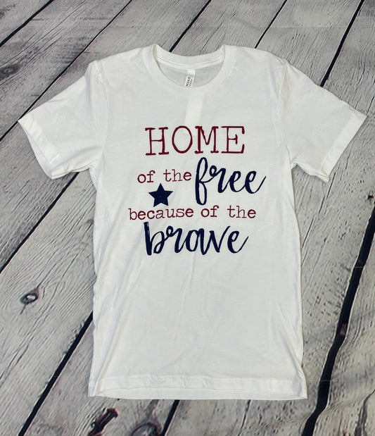 Bella Canvas Home Of The Free Tee