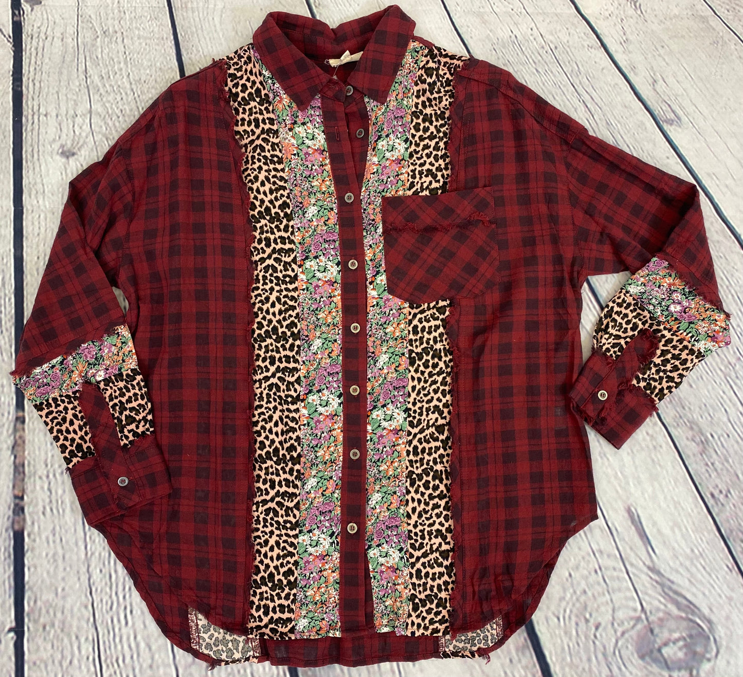 ODDI Plaid Floral & Animal Block