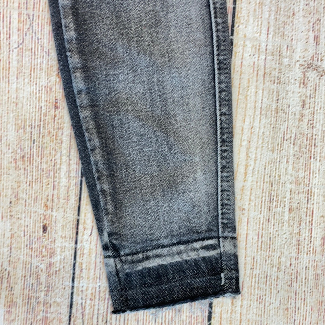 Judy Blue High-Waist Gray Heavy Sanding Jeans
