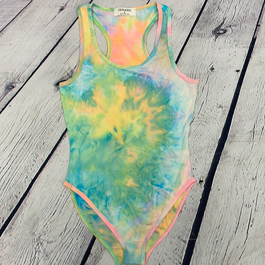 Zenana Neon Tie Dye Bodysuits