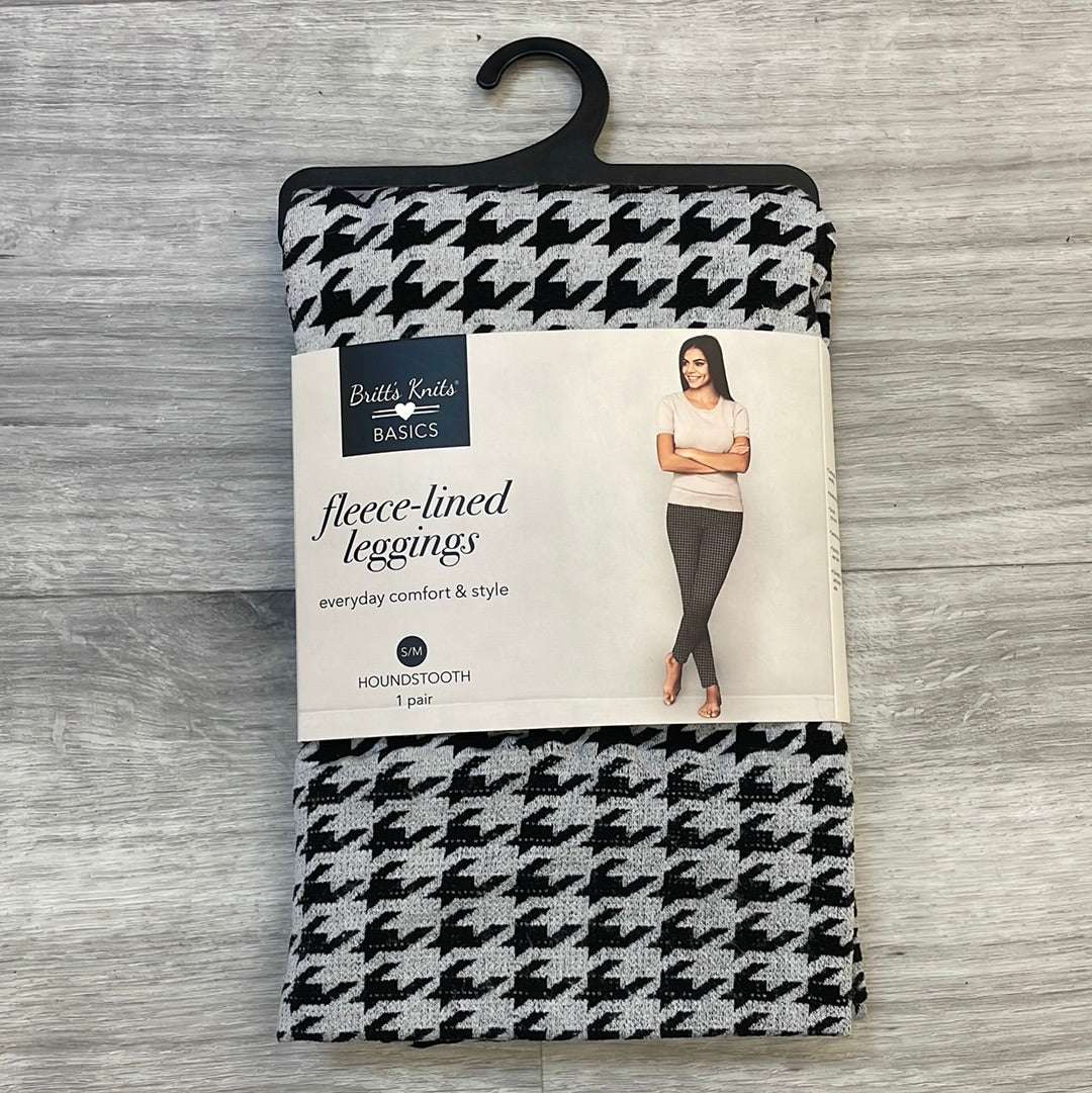 Britt's Knits Print Fleece Lined Leggings