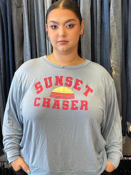 Sew in Love Sunset Chaser Crewneck