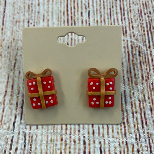 Christmas Present Stud Earrings