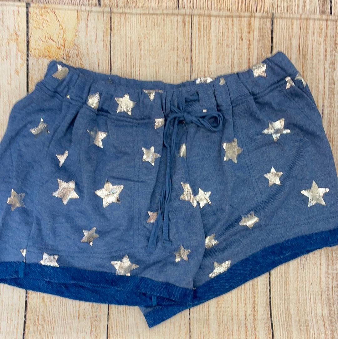 Kori America Soft French Terry Star Shorts